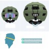 Kask rowerowy z wizjerem Double Inmould MTB CE M 54-58 cm Favoto Górski