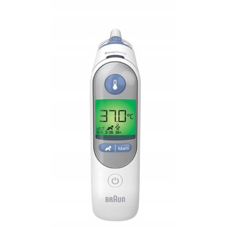 Braun ThermoScan 7 BRAIRT6520WE Termometr do Ucha + 21 kapturków
