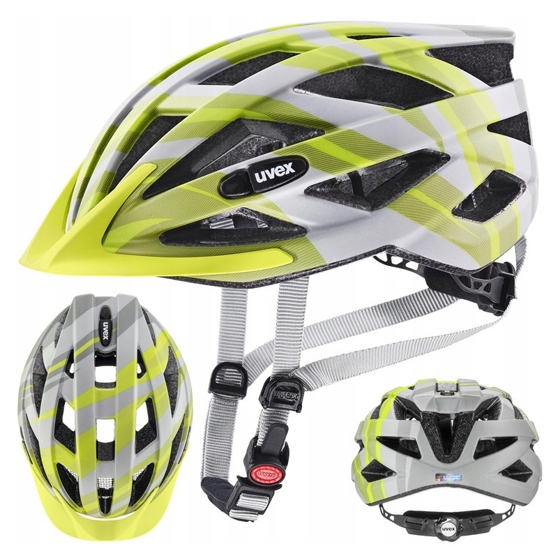 KASK ROWEROWY UVEX AIR WING CC, r. 52-57 cm, lime
