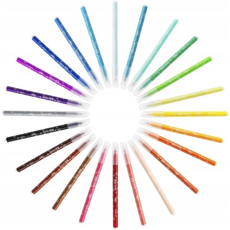 Outlet BIC Kid Couleur Fluo flamastry pisaki dziecięce 24 sztuki zmywalne