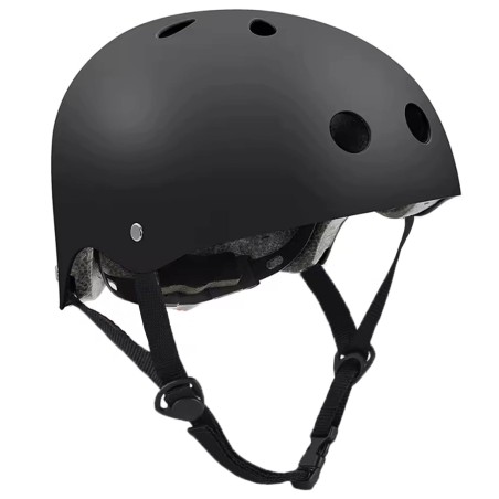 Outlet Ease Kask rowerowy do jazdy na deskorolce BMX regulowany czarny