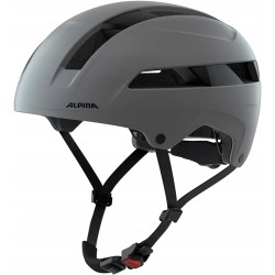 ALPINA kask rowerowy miejski SOHO kolor szary rozmiar M 51-56 cm 260 gram