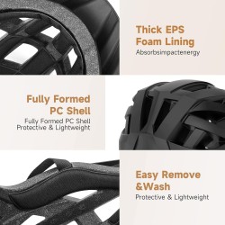 Outlet Findway kask rowerowy dla dorosłych, regulowany, rozmiar M 55-59 cm,