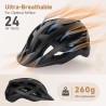 Outlet Findway kask rowerowy dla dorosłych, regulowany, rozmiar M 55-59 cm,