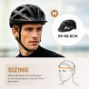 Outlet Findway kask rowerowy dla dorosłych, regulowany, rozmiar M 55-59 cm,