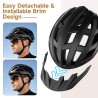 Outlet Findway kask rowerowy dla dorosłych, regulowany, rozmiar M 55-59 cm,