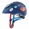 Kask rowerowy dziecięcy UVEX Kid 2 CC Kosmos Blue Rocket r. 46-52
