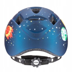 Kask rowerowy dziecięcy UVEX Kid 2 CC Kosmos Blue Rocket r. 46-52