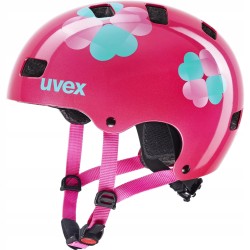 Kask rowerowy Uvex Kid 3 Pink Flower r. S/M