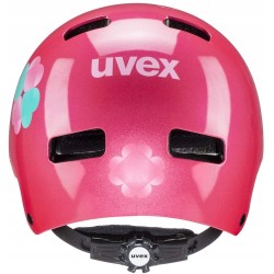 Kask rowerowy Uvex Kid 3 Pink Flower r. S/M