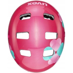 Kask rowerowy Uvex Kid 3 Pink Flower r. S/M