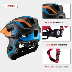 Rockbros kask rowerowy dziecięcy 53-58cm
