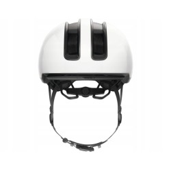 Kask rowerowy Abus Urban Hud-y LED Shiny White L 57-61cm