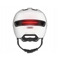 Kask rowerowy Abus Urban Hud-y LED Shiny White L 57-61cm
