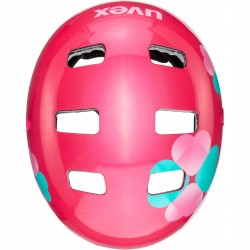Kask rowerowy Uvex Kid 3 pink flower r. 51-55 cm