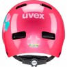 Kask rowerowy Uvex Kid 3 pink flower r. 51-55 cm