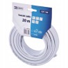 Outlet Kabel Antenowy Koncentryczny Przewód CB130 20 m Biały