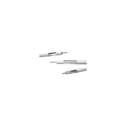 Outlet Kabel Antenowy Koncentryczny Przewód CB130 20 m Biały