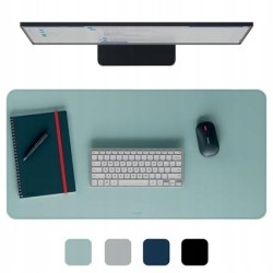 Outlet Podkładka pod mysz na biurko 80 x 40 cm Matowo Zielona Wodoodporna