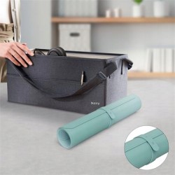Outlet Podkładka pod mysz na biurko 80 x 40 cm Matowo Zielona Wodoodporna