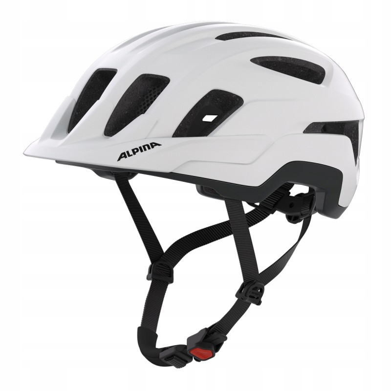 Outlet Kask rowerowy Alpina Paranus rozmiar 52-56 Biały Matowy