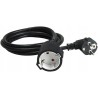 Outlet Unitec przedłużacz sieciowy jednogniazdowy schuko h05vv f3g 1,5 mm²