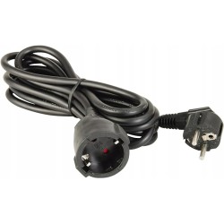 Outlet Unitec przedłużacz sieciowy jednogniazdowy schuko h05vv f3g 1,5 mm²