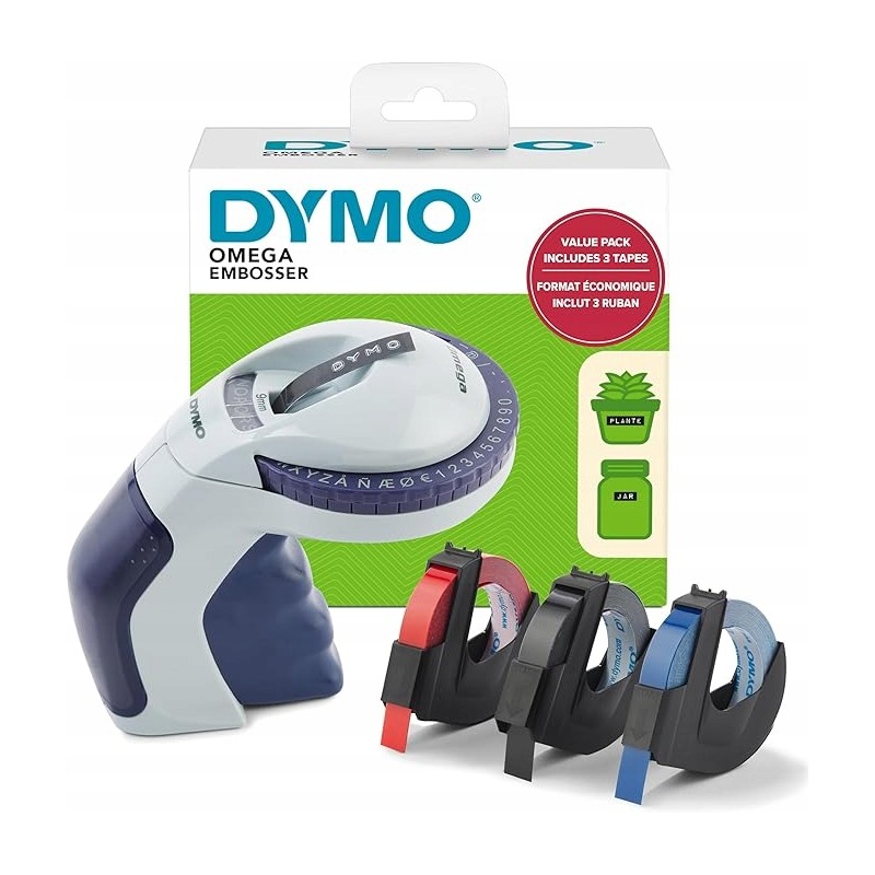 Outlet DYMO DRUKARKA DO ETYKIET TŁOCZONYCH 119877 + 3 TAŚMY