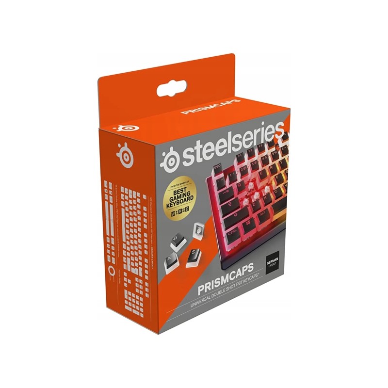Outlet SteelSeries PrismCaps Keycaps (60379) Układ niemiecki