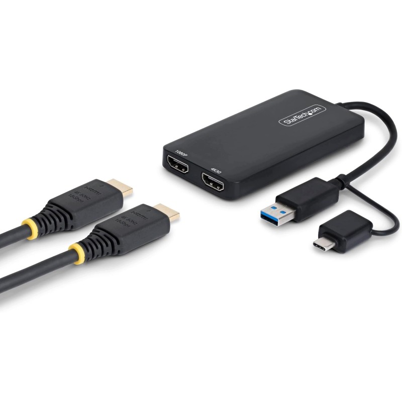 Outlet StarTech Adapter USB-C/A na Dual HDMI 2x HDMI 4K 1080p Mac Windows
