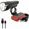 Outlet Outlet Nean LED Akumulatorowy Zestaw Oświetleniowy Rowerowy przód