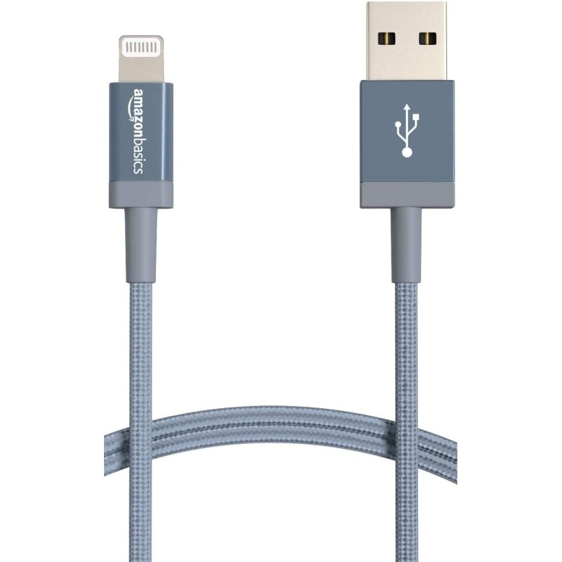 Outlet Amazon Basics kabel USB-A Lightning 1m niebieski MFi do iPhone iPad