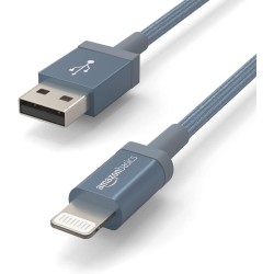 Outlet Amazon Basics kabel USB-A Lightning 1m niebieski MFi do iPhone iPad