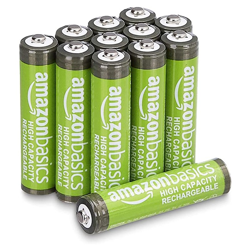 Outlet Amazon Basics AAA akumulatorki 850 mAh 12 sztuk NiMH do ładowania