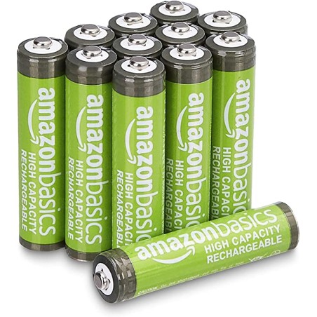 Outlet Amazon Basics AAA akumulatorki 850 mAh 12 sztuk NiMH do ładowania
