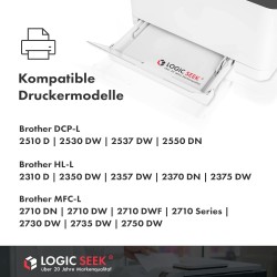 Outlet Logic-Seek TN-2420 toner XXL czarny do Brother MFC-L2710DW, 2 szt.