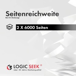 Outlet Logic-Seek TN-2420 toner XXL czarny do Brother MFC-L2710DW, 2 szt.