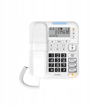 Outlet Telefon Stacjonarny Alcatel TMAX 70 ze słuchawką Biały Duże