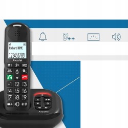 Outlet ALCATEL XL685 Voice Duo - bezprzewodowy telefon stacjonarny DECT