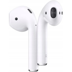 USZKODZONY Słuchawki Apple AirPods 2. generacji etui przewodowe Lightning