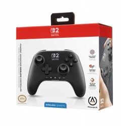 USZKODZONY PowerA SWITCH2 pad bezprzewodowy Advantage - czarny