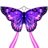 Outlet Flying Hoefer latawiec jednosznurkowy Motyl 140 × 71 cm, fioletowy
