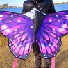 Outlet Flying Hoefer latawiec jednosznurkowy Motyl 140 × 71 cm, fioletowy