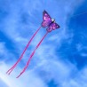Outlet Flying Hoefer latawiec jednosznurkowy Motyl 140 × 71 cm, fioletowy
