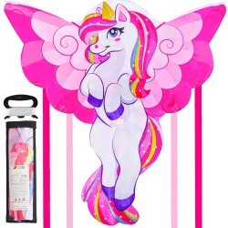 Outlet Flying Hoefer latawiec jednosznurkowy Motyl 140 × 71 cm, fioletowy
