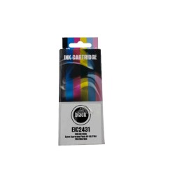 Outlet Zamiennik tuszu Epson 24XL T2431 EIC2431 czarny z chipem 1 szt.