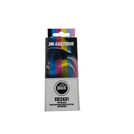 Outlet Zamiennik tuszu Epson 24XL T2431 EIC2431 czarny z chipem 1 szt.