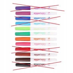 Outlet Marker suchościeralny wielokolorowy AmazonBasics 7 szt.