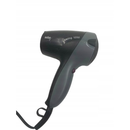 Outlet Suszarka turystyczna do włosów Braun SWING 1200 czarno-szary