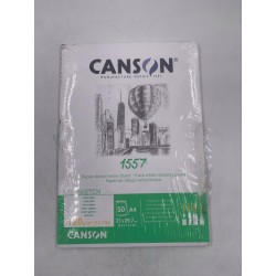 Outlet Szkicownik Canson A4 50 szt. 120/m2 Biały